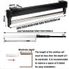 Extendable Clothes Rail - Sliding Wardrobe Closet Rod, Wardrobe Pull Out Clothes Hanger, Adjustable Sliding Wardrobe Clothes Hanger, Stainless Steel Clothes Rail, Adjustable Length 50~100cm ( Size : 5 view 2
