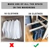 Extendable Clothes Rail - Sliding Wardrobe Closet Rod, Wardrobe Pull Out Clothes Hanger, Adjustable Sliding Wardrobe Clothes Hanger, Stainless Steel Clothes Rail, Adjustable Length 50~100cm ( Size : 5 view 4