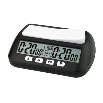 BasskBeauty KOCOME Chess Clock, Chess Clock Timer,Professional Portable Digital Chess Board Competition Count Up Down Chess Games Electronic Alarm Stop Timer