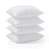 Acanva Hotel Quality Bed Pillows for Sleeping,Premium 3D Plush Fiber-Reduces Neck Pain,Breathable Cooling Cover Skin-Friendly, King (Pack of 4), White 4 Count view 1