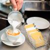 2 Pcs Sugar Packet Basket Sugar Packet Rack Small Caddy Iron Organizer for Coffee Bar Tea Storage, 4.5" x 2.25" x 1.75"(Silver) view 4