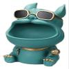 ALDEPO Sculpture Tabletop Small Statues Decor 1pc Cool Dog Figurine Big Mouth Dog Storage Box Key Basket Decor Ornaments view 1