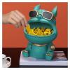 ALDEPO Sculpture Tabletop Small Statues Decor 1pc Cool Dog Figurine Big Mouth Dog Storage Box Key Basket Decor Ornaments view 2