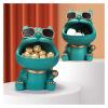ALDEPO Sculpture Tabletop Small Statues Decor 1pc Cool Dog Figurine Big Mouth Dog Storage Box Key Basket Decor Ornaments view 3