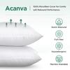 Acanva Square Premium Throw Pillow Inserts with Microfiber Filled, Lumbar Support Decorative Stuffer for Sofa Bed Couch & Chairs view 3