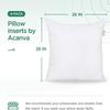 Acanva Square Premium Throw Pillow Inserts with Microfiber Filled, Lumbar Support Decorative Stuffer for Sofa Bed Couch & Chairs view 4