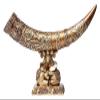 ALDEPO Sculpture Tabletop Unique Statue Sculpture Desk BathDecoration Sculpture,Lucky Elephant Statue Entrance Wine Cabinet Study Tv Cabinet Decor view 1