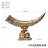 ALDEPO Sculpture Tabletop Unique Statue Sculpture Desk BathDecoration Sculpture,Lucky Elephant Statue Entrance Wine Cabinet Study Tv Cabinet Decor view 3
