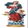 ALDEPO Sculpture Tabletop Outdoor Garden Courtyard Statue Decoration Ornament,Blessed Virgin Mary with Angel Archangel Holy Figurine Religious Catholic Decoration Statue view 1