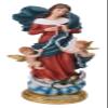ALDEPO Sculpture Tabletop Outdoor Garden Courtyard Statue Decoration Ornament,Blessed Virgin Mary with Angel Archangel Holy Figurine Religious Catholic Decoration Statue view 3