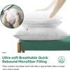 Acanva Square Premium Throw Pillow Inserts with Microfiber Filled, Lumbar Support Decorative Stuffer for Sofa Bed Couch & Chairs view 2