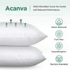 Acanva Square Premium Throw Pillow Inserts with Microfiber Filled, Lumbar Support Decorative Stuffer for Sofa Bed Couch & Chairs view 3