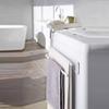 Magnetic Paper Towel Holder, Double Towel Bar with Strong Magnetic Backing Towel Roll Holders for Kitchen, Refrigerator, Grill, Fridges, Garage(White) view 2