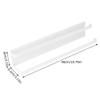 Magnetic Paper Towel Holder, Double Towel Bar with Strong Magnetic Backing Towel Roll Holders for Kitchen, Refrigerator, Grill, Fridges, Garage(White) view 4