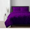 3-Piece Alaskan king Pinch Pleated duvet cover set 136x120 Inch 100% Organic Cotton Soft and Breathable Comforter Cover (1 Duvet Cover & 2 Pillow Shams) With Zipper Closure & Corner Ties (Taupe) view 1