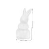 VICASKY 5pcs Handmade White Figurines Adorable Ceramic Bunny Ornaments for Desktop Decor Charming Miniature Statues to Home Atmosphere view 2