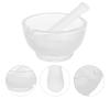 TEHAUX Mini Medicine Pounding Masher Glass and Pestle Set Non-Corrosive for Fresh Flavors view 2