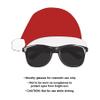 Beistle Santa Hat Glasses 2 Pack, Black Plastic Frames with Dark Lenses & Attached Santa Hat, Festive Holiday Eyewear for Christmas Celebrations & Events, One Size Fits Most Adults view 4