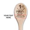 Chili Cook Off Wooden Spoons Set Of 3 Chili Cook-Off Awards Champion Winner Event Prize Home Gifts Personalized Cook Off Trophy (3 Spoons + 3 Engraved Bags) view 3