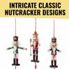 Dancing Nutcracker Pull-String Wood Christmas Ornaments, 6 Pieces view 3