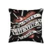 Anti Valentine's Club Throw Pillow view 1