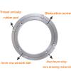 Ball Bearing Turntable Bearing Lazy Susan Hardware Turntable Ring Rotating Bearing 360 Degree Rotating Swivel Plate For Turn Table,Food Display. view 3