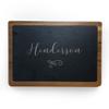 Engraved Family Name Slate Personalized Cutting Board view 1
