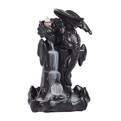 Incense Burner Incense Burner Ceramic Smoke Backflow Incense Burner Holder Aromatherapy Furnace Smell Aromatic Home Decor Incense Holders