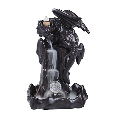 Incense Burner Incense Burner Ceramic Smoke Backflow Incense Burner Holder Aromatherapy Furnace Smell Aromatic Home Decor Incense Holders