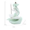 Incense Burner Bergamot Lotus Smoke Waterfall Backflow Incense Burner Creative Celadon Ceramic Fountain Incense Holder Home Decor Incense Holders view 2
