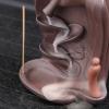 Incense Burner Backflow Incense Burner for Home Bedroom Decoration Yoga Craftwork Creative Purple Clay Incense Burners Incense Holders view 2