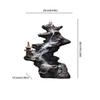 Incense Burner Reflux Incense Burner Waterfall Incense Burner Household Aromatherapy Incense Burner Resin Retro Rockery Incense Burner Decoration 10.23 Inch Incense Holders view 2