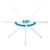 5/8" Swing Rod 17-26 inch - Black view 4