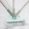 Cleaning Brush with Long Handle Floor Scrubbers for Tub Tile Cleaning Supplies Scrub Brush for Bathroom Bathtub Toilet Floor Kitchen Apartment Essentials forfor Women Men (Green) view 3