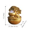 BONAD Indoor Fountain Tabletop Fountain Indoor Desktop Fountain Lucky Gold Coin Money Tree Soothing Calming and Relaxing Water Sound for Home Dcor Meditation Fountain view 2