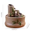 BONAD Indoor Fountain Tabletop Fountain Indoor Relaxation Tabletop Zen Garden Decor with Water Fountain Automatic Pump Natural Water Sound for Home or Office Meditation Fountain view 2