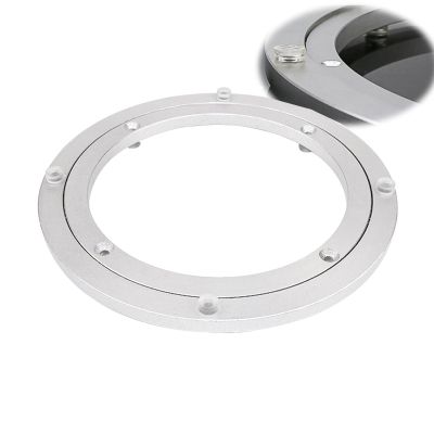 Table Bearing For Lazy Susan Heavy Duty Aluminium Alloy Rotating Bearing Turntable Round 360 Degree Rotating For Kitchen Dining Table