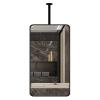 DMCHENGMA Contemporary Decorative Mirror, Ceiling Hanging Floating Square Black Metal Frame and Ceiling Mounted Vanity Make-up Mirrors (Size : 50cmx70cm) view 1
