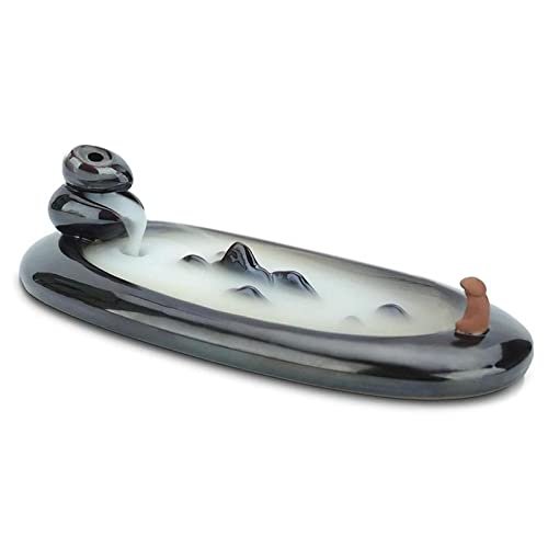 Incense Burner Backflow Incense Fountain Crafts Unique Smoke Holder Home Censer Backflow Office Aroma Incense Incense Holders