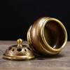 Incense Burner Pure Copper Incense Burner Incense Holder Household Agarwood Incense Stick Incense Burner Feng Shui Lucky Decoration Incense Holders ( Size : S-3.74in ) view 4