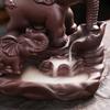 Incense Burner Purple Sand Elephant Backflow Incense Burnercreative Little Elephant Reflux Waterfall Aromatherapy Burner Decoration Incense Holders view 4