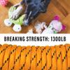 Diamond Braided Polypropylene Rope Nylon Rope Mix Thick Heavy Duty Ropes 1/2 inch 50ft High Strength Perfect for Clothesrope Camping Hiking and Other Outdoor Activities Orange 50ft view 2