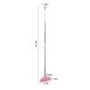 Cleaning Brush with Long Handle Floor Scrubbers for Tub Tile Cleaning Supplies Scrub Brush for Bathroom Bathtub Toilet Floor Kitchen Apartment Essentials forfor Women Men (Pink) view 3