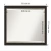 Amanti Art Bronze Bathroom Mirror for Over Sink, 28x40 Accent Bronze Narrow Rectangle Vanity Mirror, Large Traditional Frame, Hangs Horizonally and Vertically, Bathroom Wall Decor, Beveled Edge view 4
