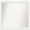 Amanti Art White Bathroom Mirror for Over Sink, 25x43 Custom Made Vanity White Narrow Rectangle Vanity Mirror, Large Casual Wood Frame, Hangs Horizonally and Vertically, Wall Decor view 1