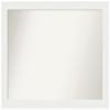 Amanti Art White Bathroom Mirror for Over Sink, 25x33 Custom Made Vanity White Narrow Rectangle Vanity Mirror, Large Casual Wood Frame, Hangs Horizonally and Vertically, Wall Decor view 1