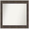 Amanti Art Brown Bathroom Mirror for Over Sink, 26x39 Custom Made Rustic Pine Brown Rectangle Vanity Mirror, Large Country Rustic Wood Frame, Hangs Horizonally and Vertically, Wall Decor view 1