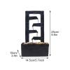 BONAD Indoor Fountain Home Decor Relaxing Livingroom Office Mini Waterfall Hotel Indoor Resin Craft Tabletop Fountain with 4 Slots Rectangle Meditation Fountain view 2