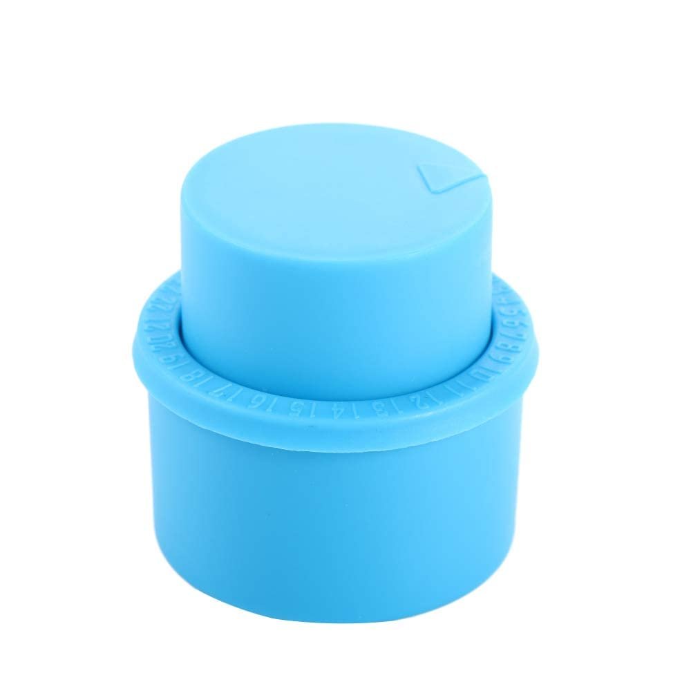Bottle Pump Caps, Plastic Soda Bottle Saver Stopper, Keep Your Drink Fizzy Reusable Silicone Leakproof Wine Bottle Stopper(Blue)