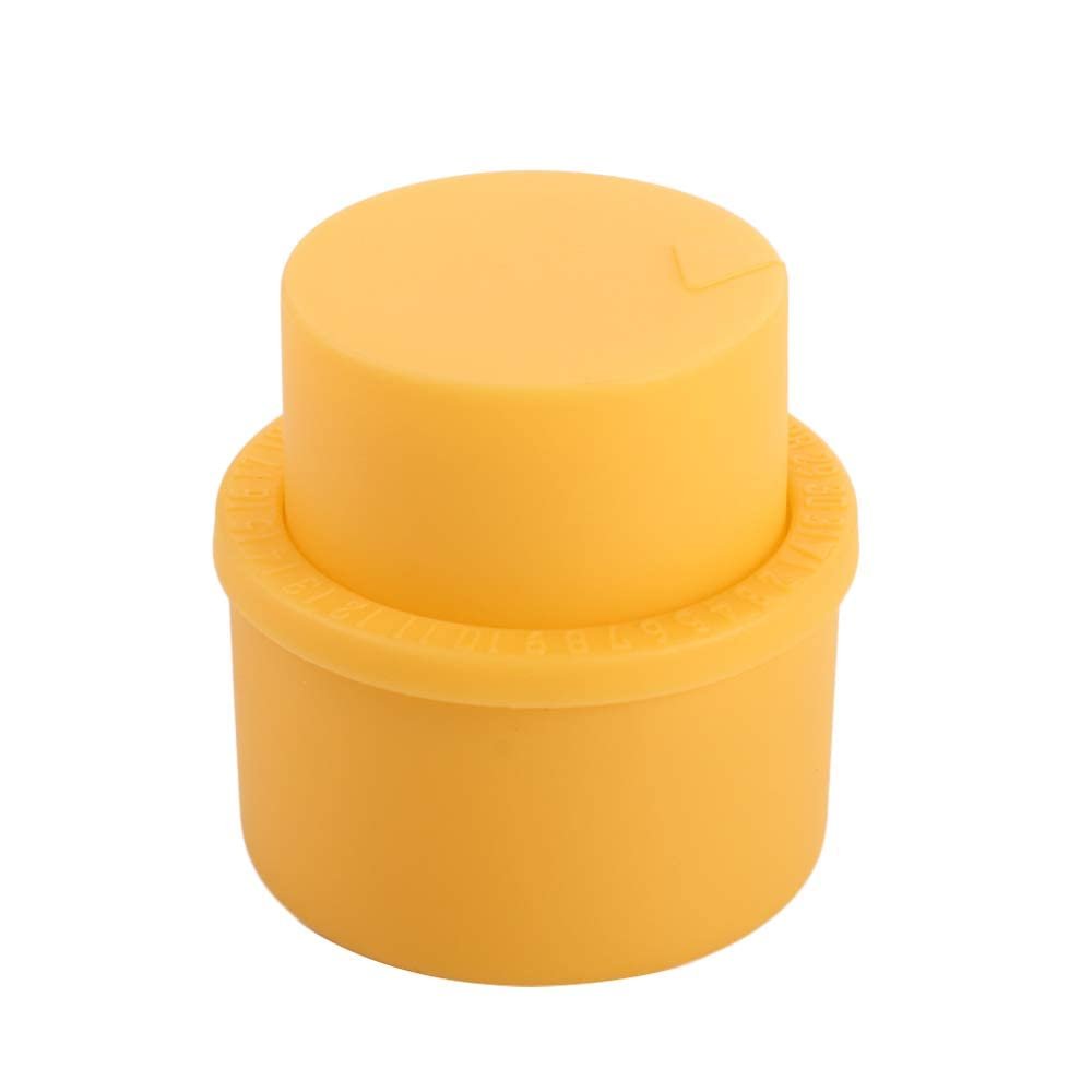 Bottle Pump Caps, Plastic Soda Bottle Saver Stopper, Keep Your Drink Fizzy Reusable Silicone Leakproof Wine Bottle Stopper(Orange)
